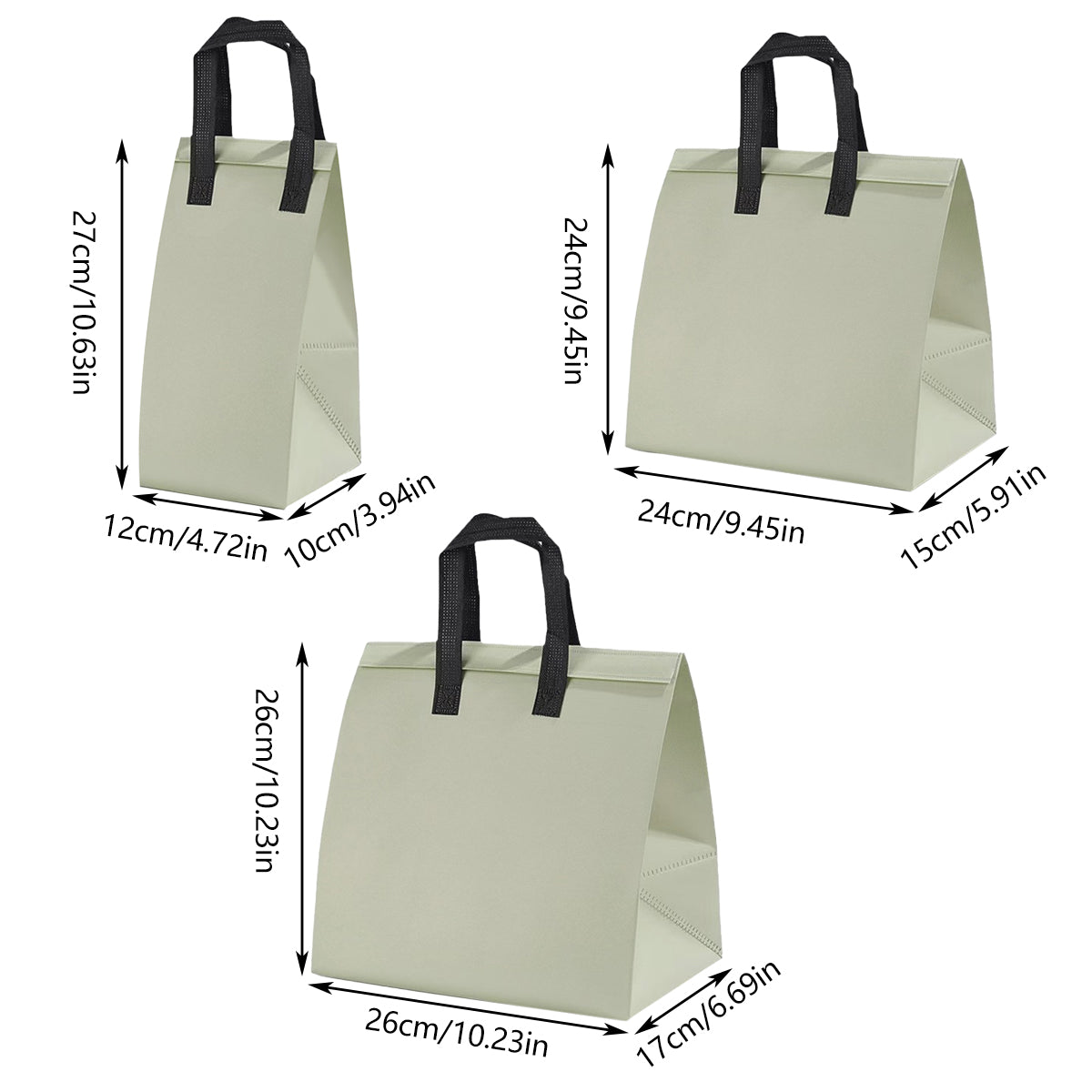 50 Pcs Beverage Coffee Insulated Packaging Bags Waterproof Hot Cold