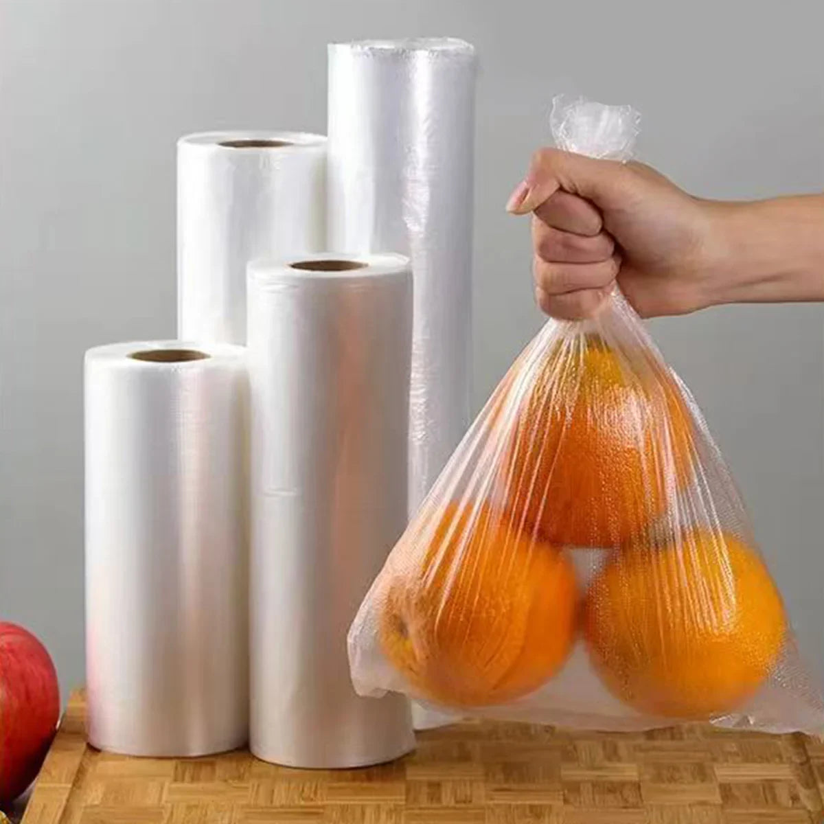 Biodegradable Food Storage Bags Perforated Roll Eco Friendly