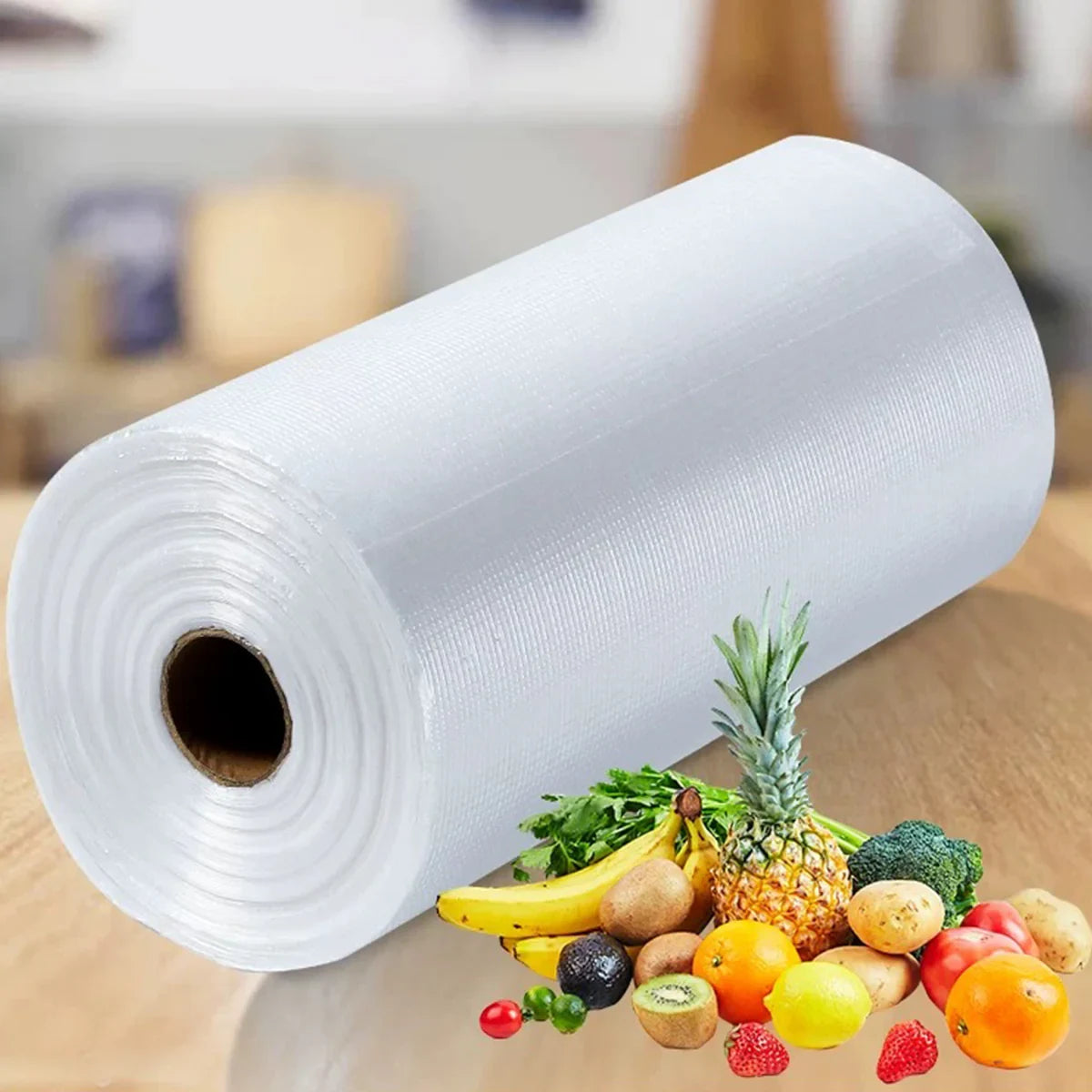 Biodegradable Food Storage Bags Perforated Roll Eco Friendly