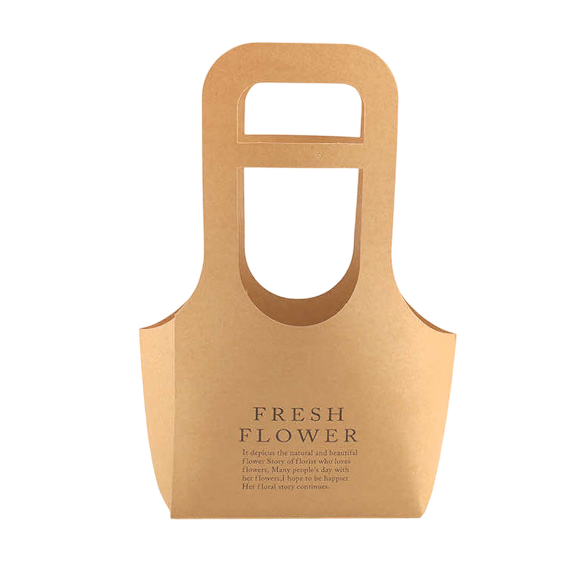 10PCS Handheld Kraft Paper Flower Bags Bouquet Gift Wrapping