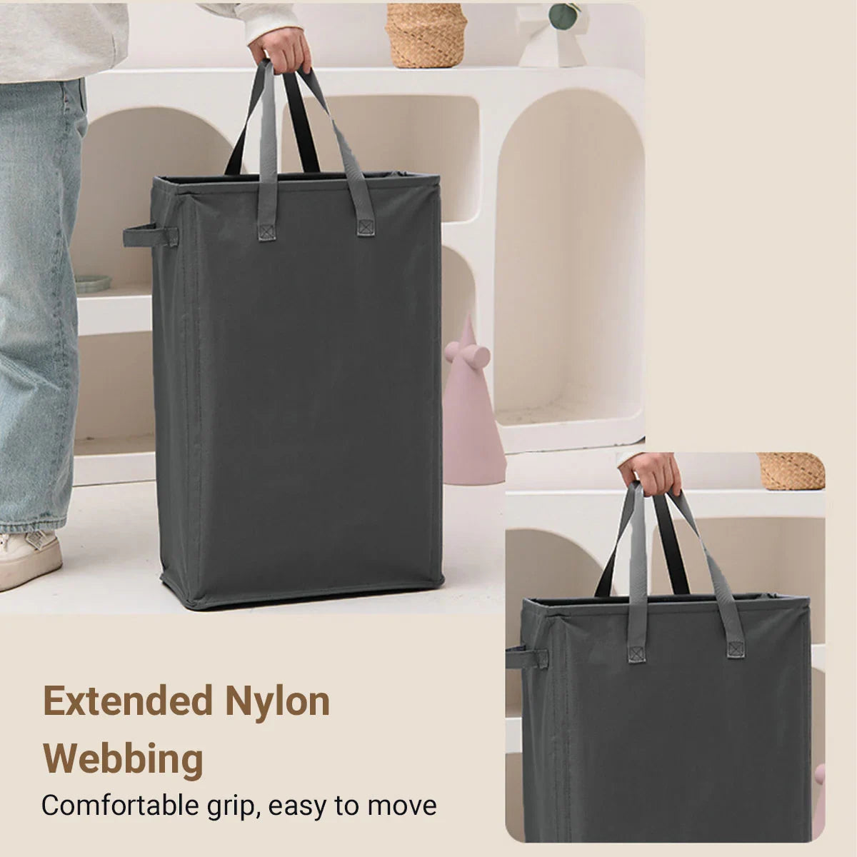 Foldable Laundry Basket 4Colours 1PC
