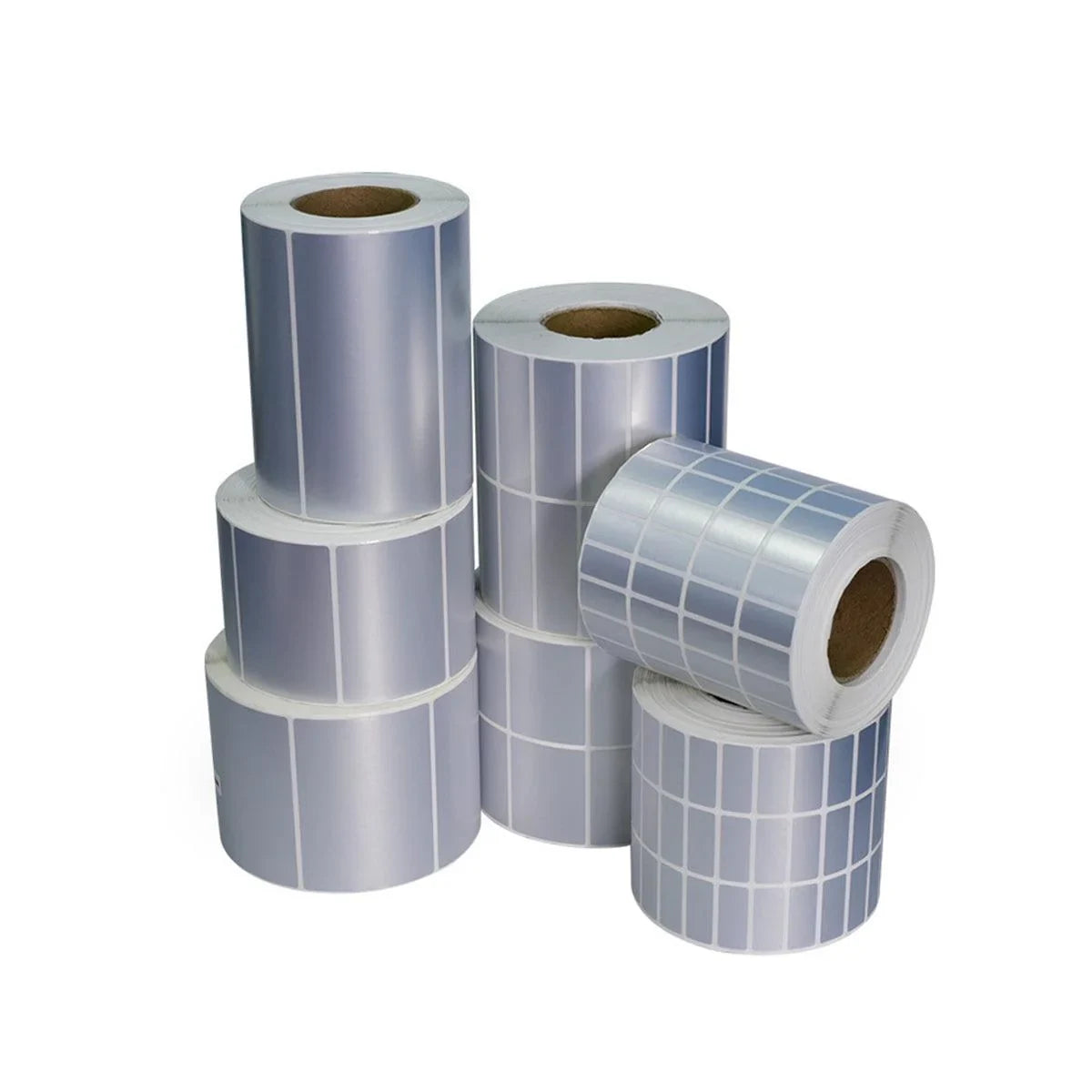 Matt Silver Label Paper 40Sizes