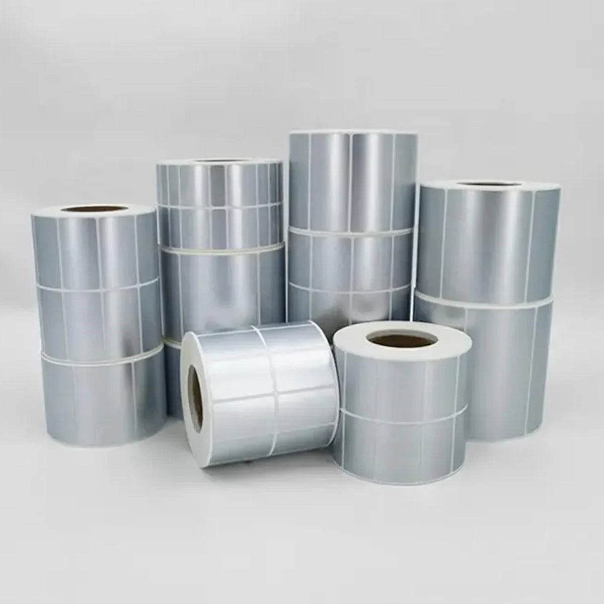 Matt Silver Label Paper 40Sizes