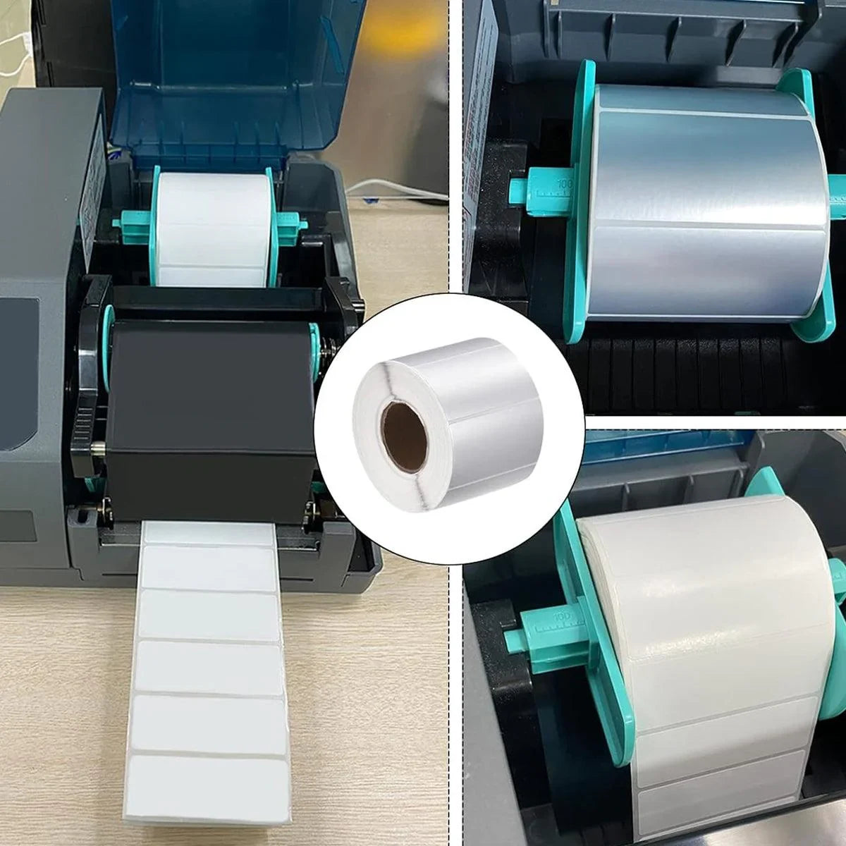 Matt Silver Label Paper 40Sizes