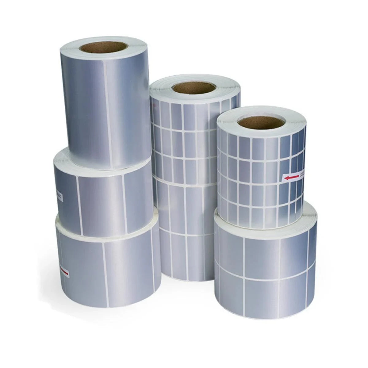 Matt Silver Label Paper 40Sizes