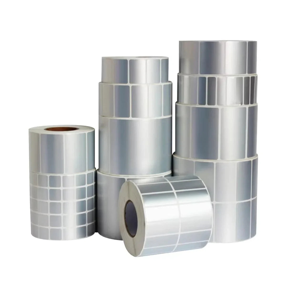 Matt Silver Label Paper 40Sizes