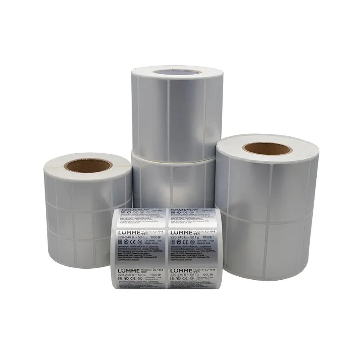 Matt Silver Label Paper 40Sizes
