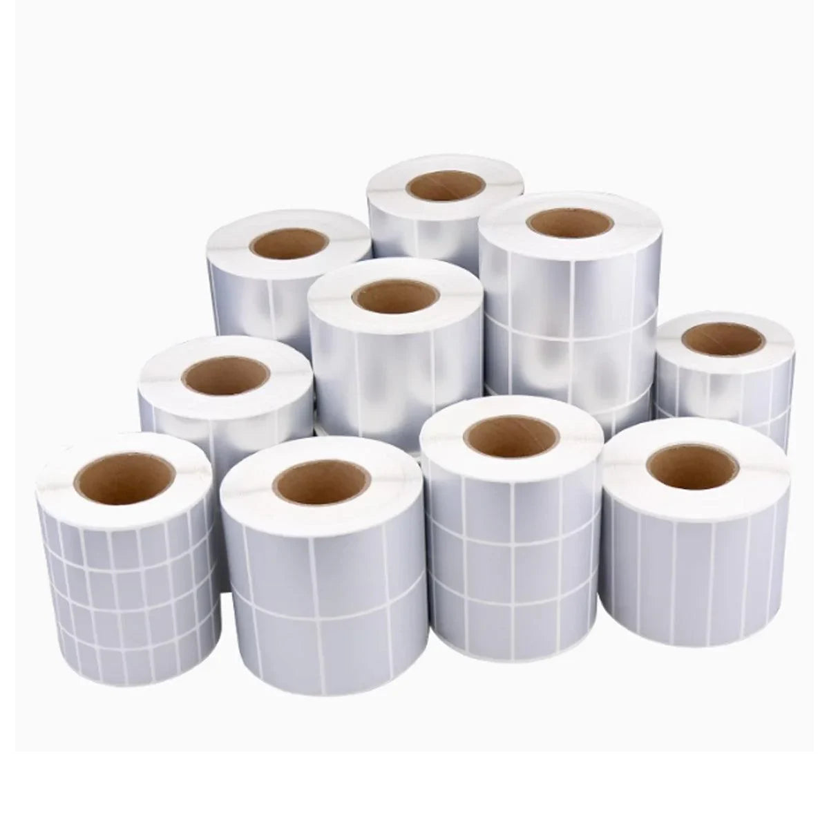 Matt Silver Label Paper 40Sizes