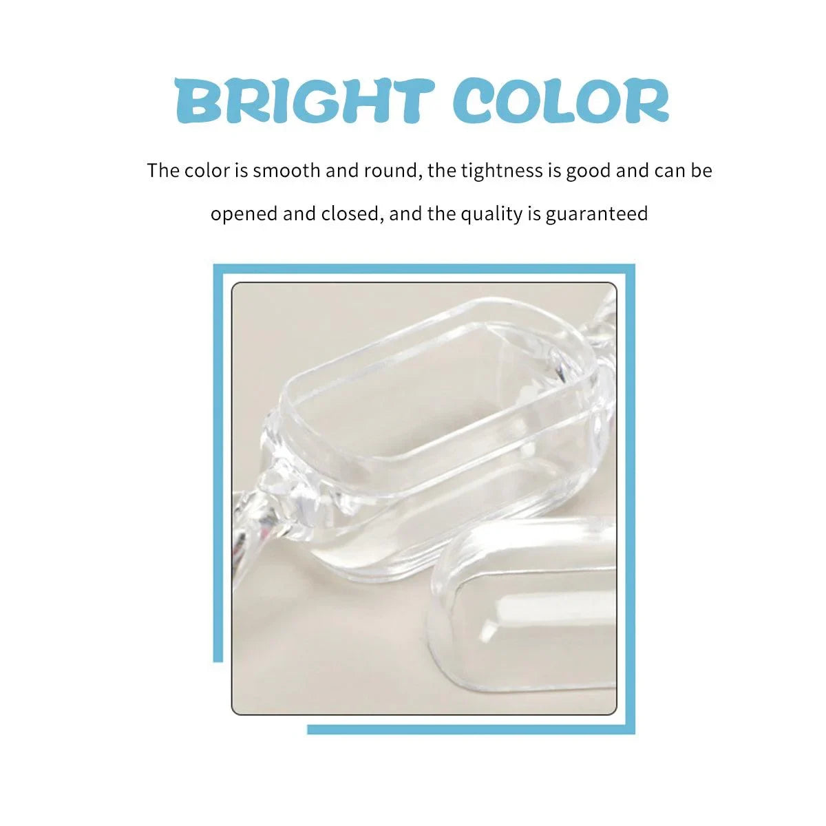 Mini Transparent Candy-Shaped Storage Boxes – 50pcs for Jewellery & Trinkets