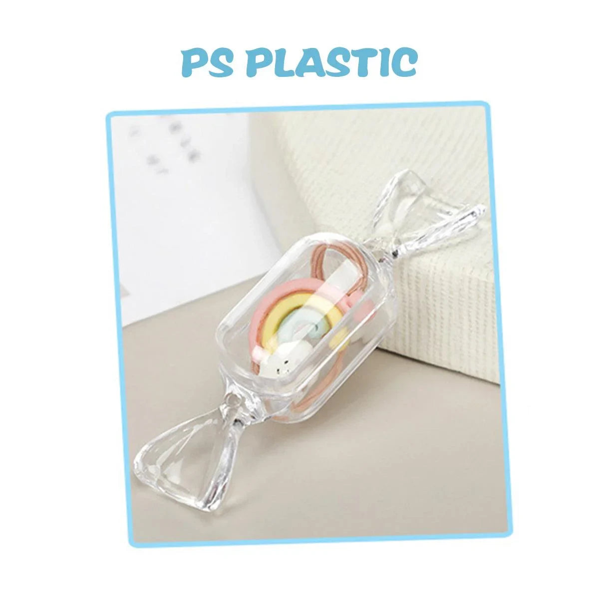 Mini Transparent Candy-Shaped Storage Boxes – 50pcs for Jewellery & Trinkets