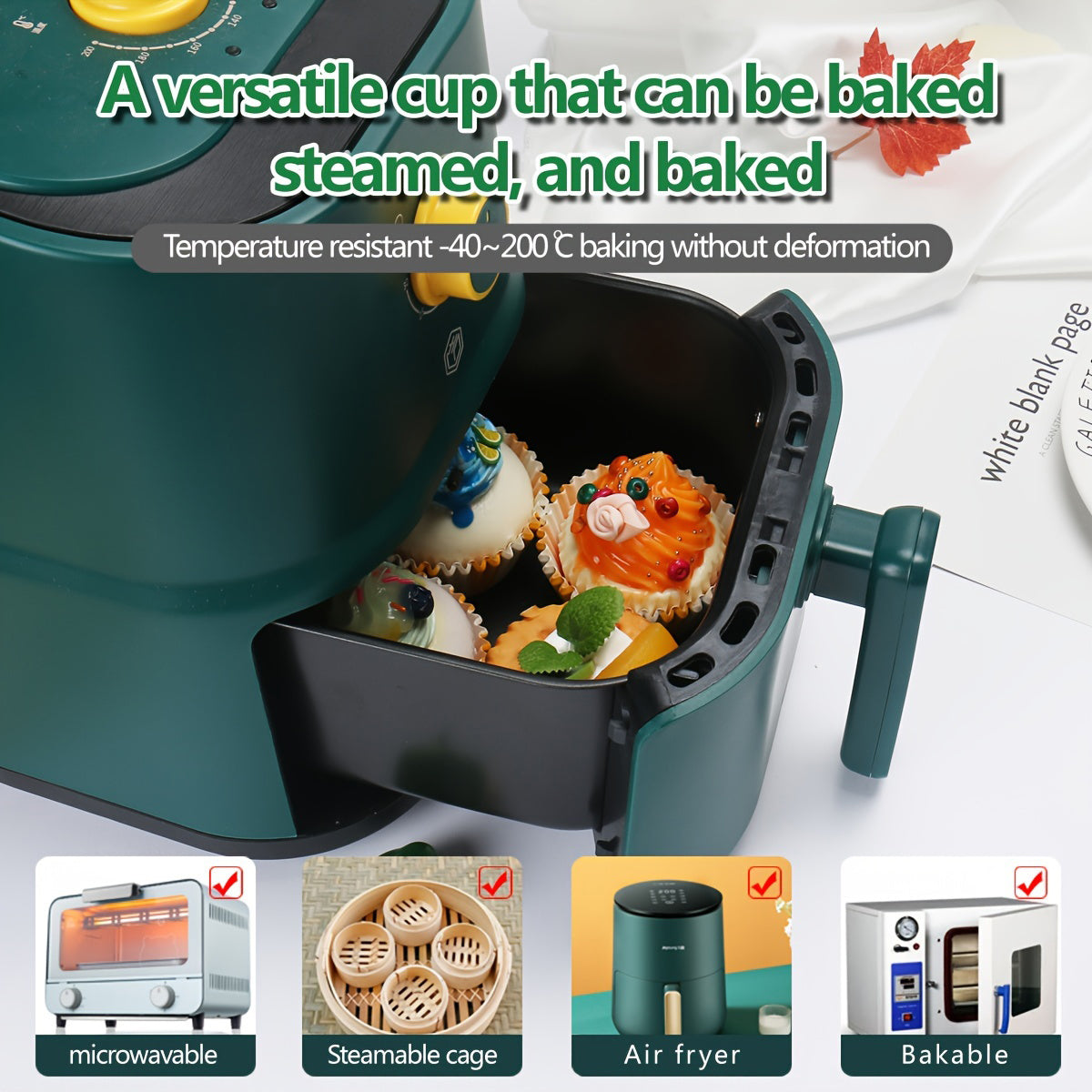 Food-Grade Cupcake Liners 1000PCS Heat-Resistant for Baking Muffin Cake Cups
