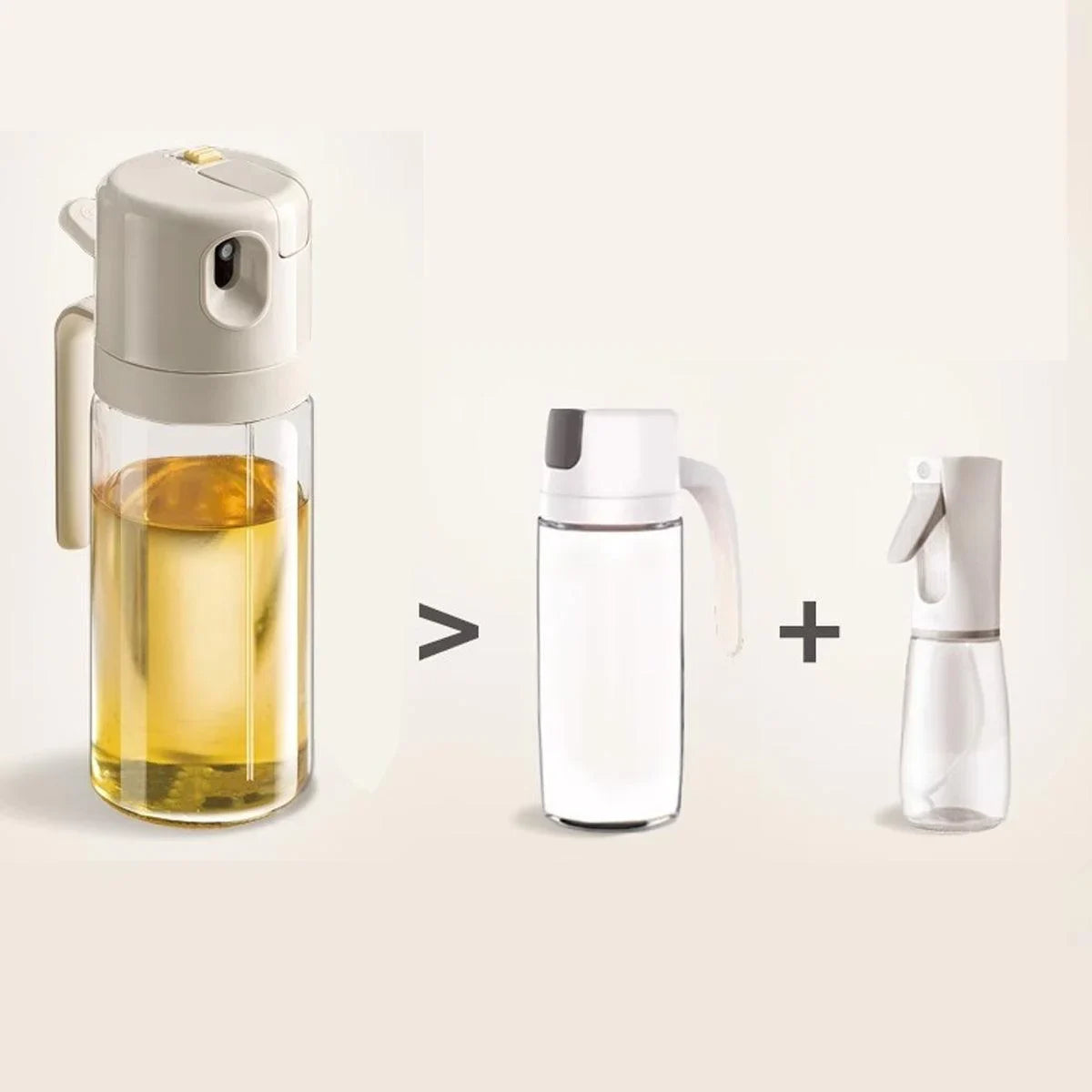 2in1 Olive Oil Sprayer Dispenser BBQ Spray Bottle 1Pack
