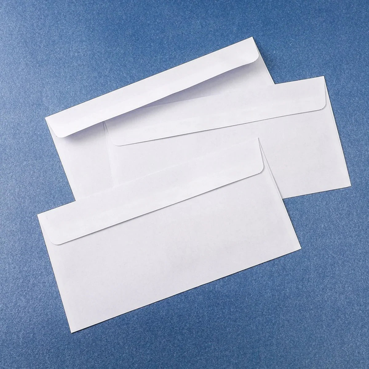 50pcs DL White Window Envelopes Self Seal for Office School