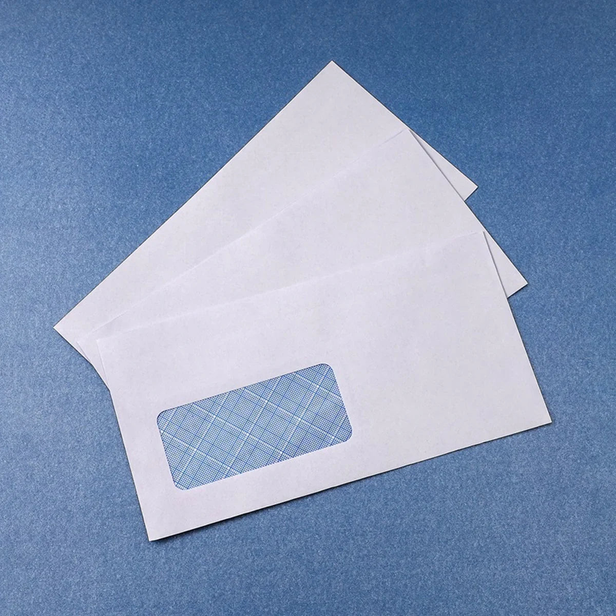 50pcs DL White Window Envelopes Self Seal for Office School
