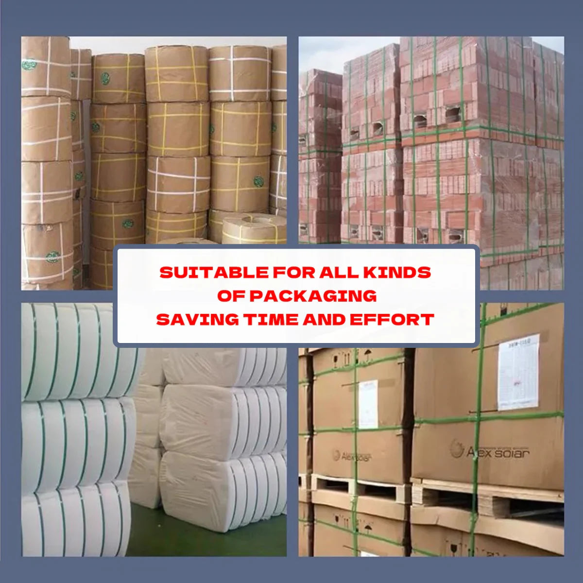 Manual Strapping Tool Set with Tensioner Sealer