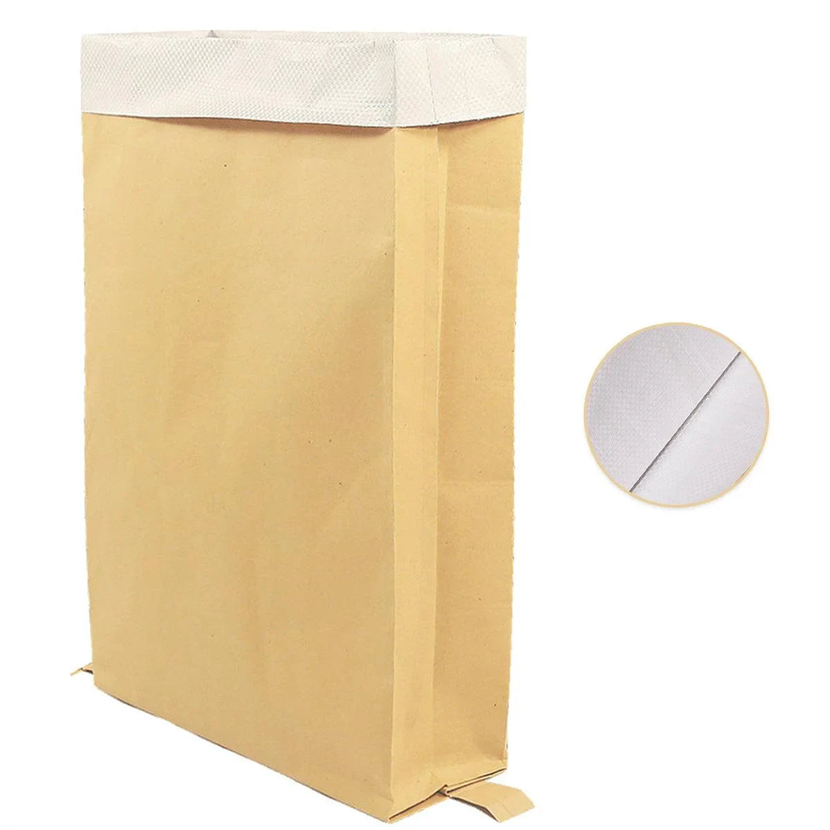 Packing Bags Kraft Paper Plastic Durable Heat-Sealed for Secure Storage