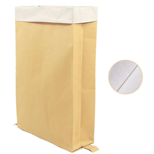 Packing Bags Kraft Paper Plastic Durable Heat-Sealed for Secure Storage