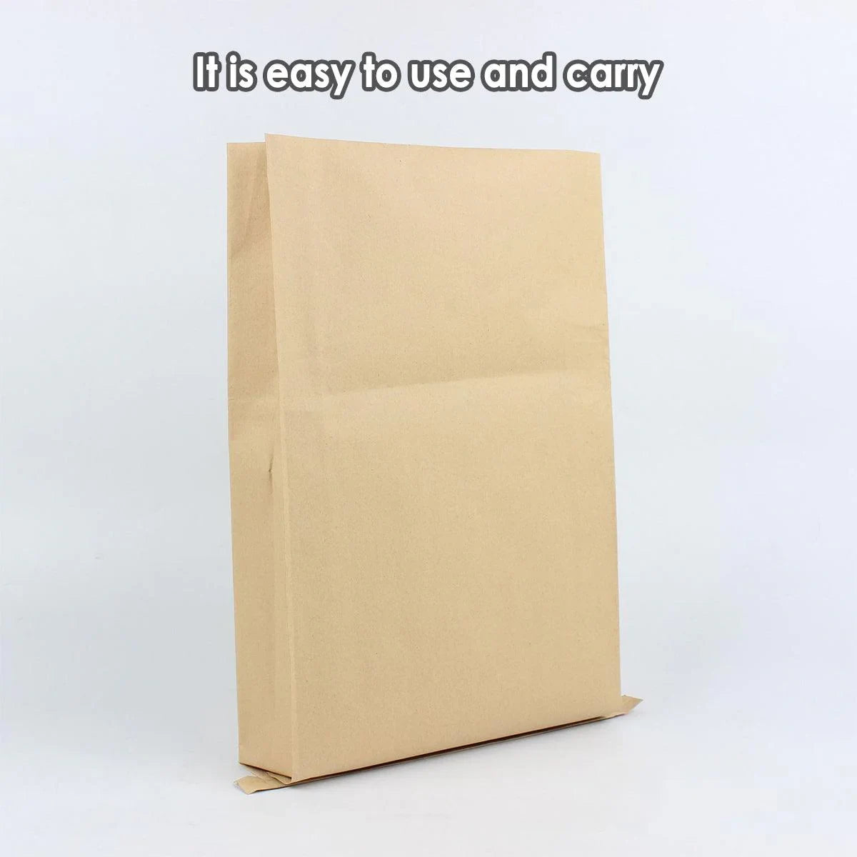 Packing Bags Kraft Paper Plastic Durable Heat-Sealed for Secure Storage