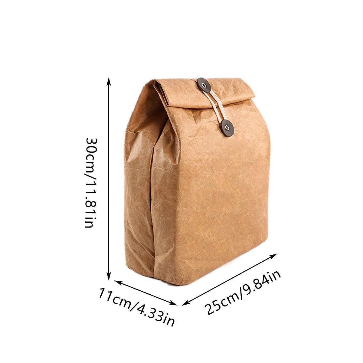 Tyvek Insulated Bento Bag Waterproof Reusable Thermal Lunch Bag