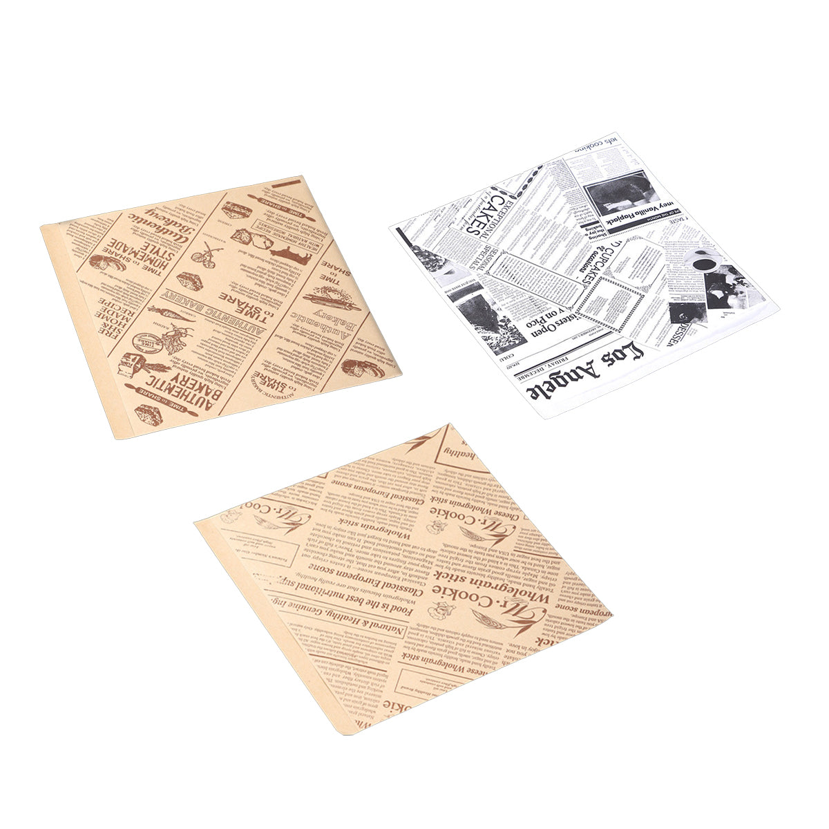 100PCS Bread Sandwich Packing Paper Bags Food Grade Oil-Proof Water-Resistant