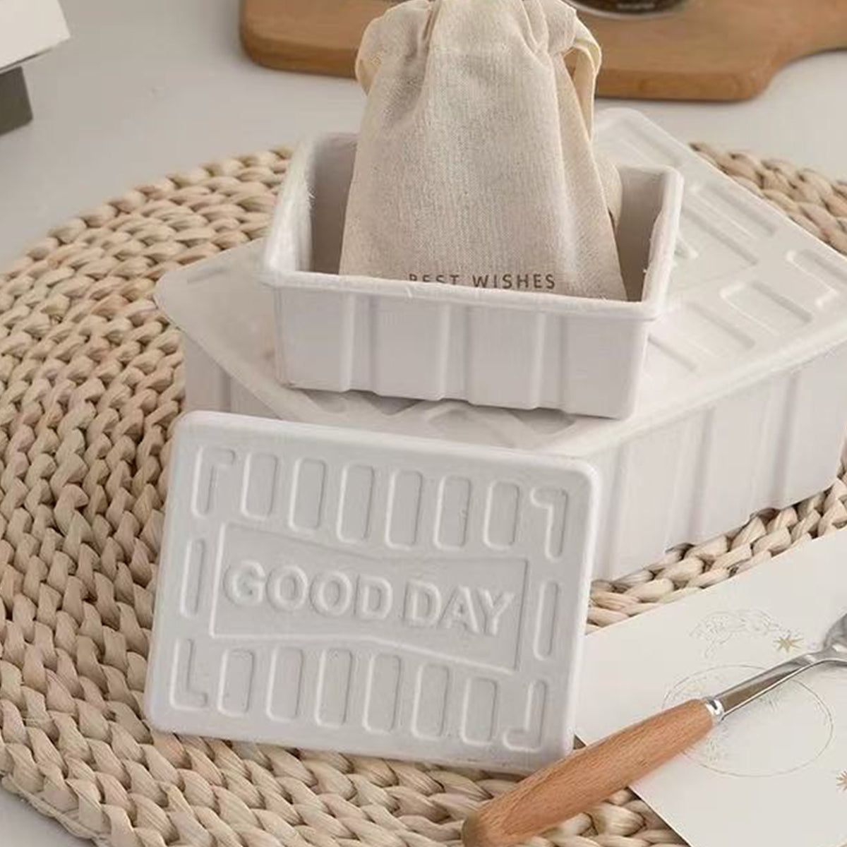 10PCS Eco Friendly Disposable Pulp Gift Boxes for Wedding Party