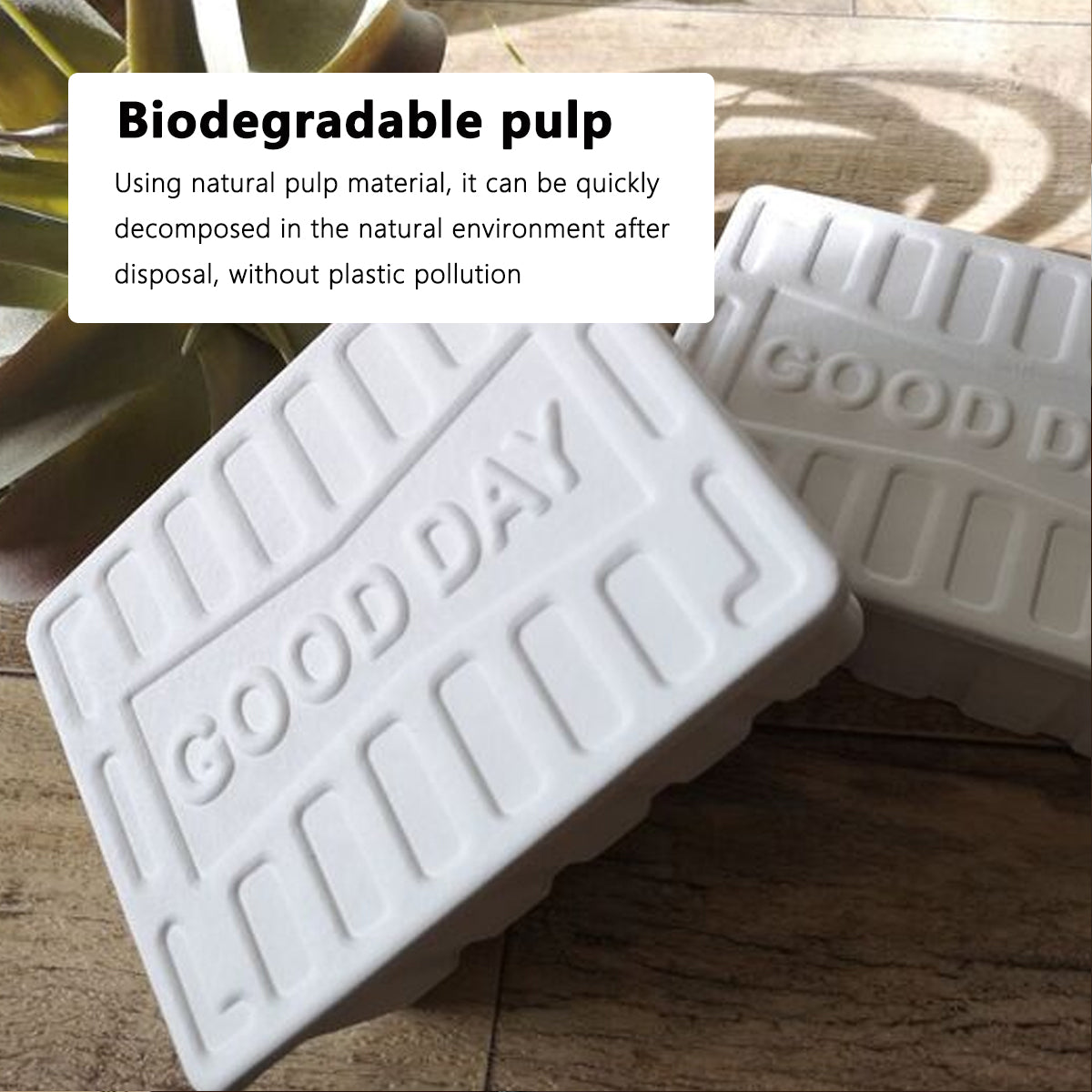 10PCS Eco Friendly Disposable Pulp Gift Boxes for Wedding Party