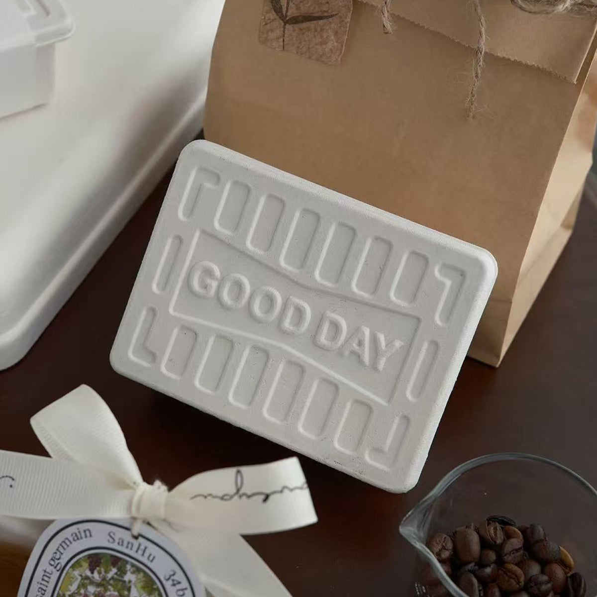 10PCS Eco Friendly Disposable Pulp Gift Boxes for Wedding Party