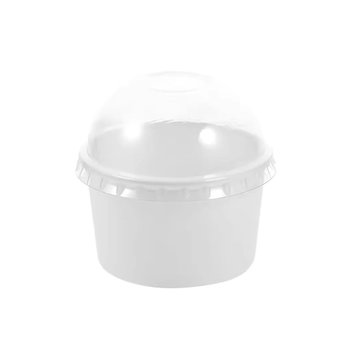 50PCS Baking Paper Cups with Lids Food-Grade Heat Resistant