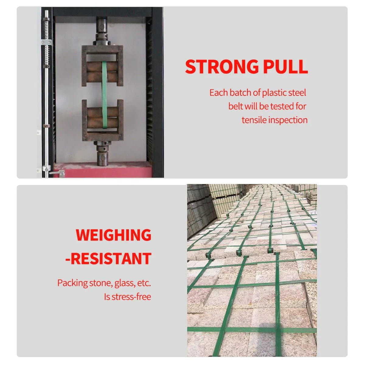 Plastic Green Packing Strap Heavy Duty Banding Belt 1Roll