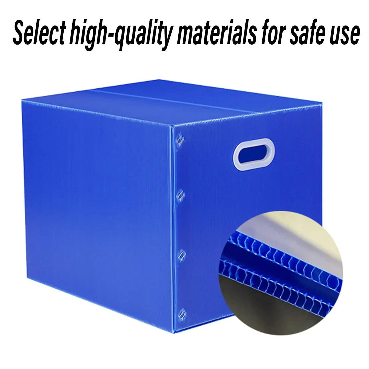 Plastic Storage Box Large Foldable Waterproof Organiser with Handles