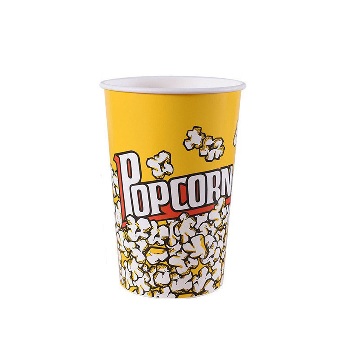50PCS Disposable Popcorn Buckets Food Grade Paper Snack Containers