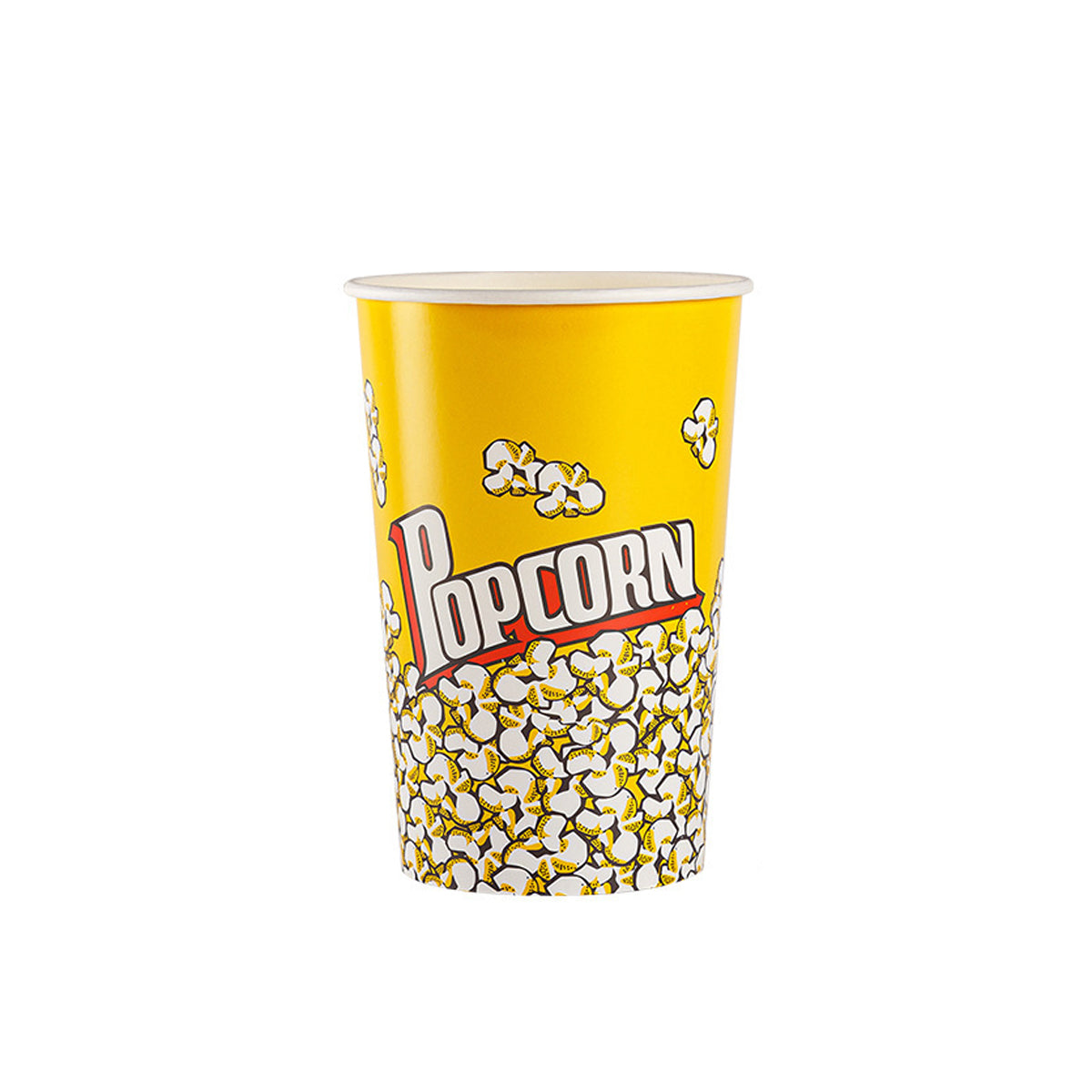 50PCS Disposable Popcorn Buckets Food Grade Paper Snack Containers