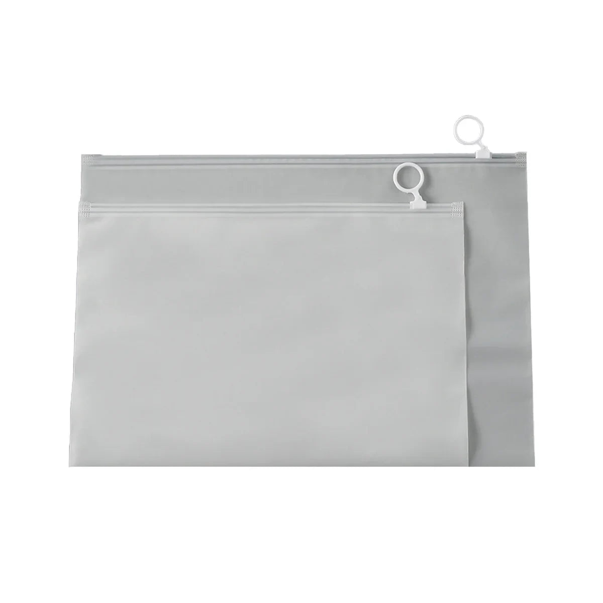 50pcs Frosted Transparent Drawstring Travel Storage Bags