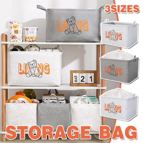 Large Foldable Storage Bag for Clothes Toys Blankets
