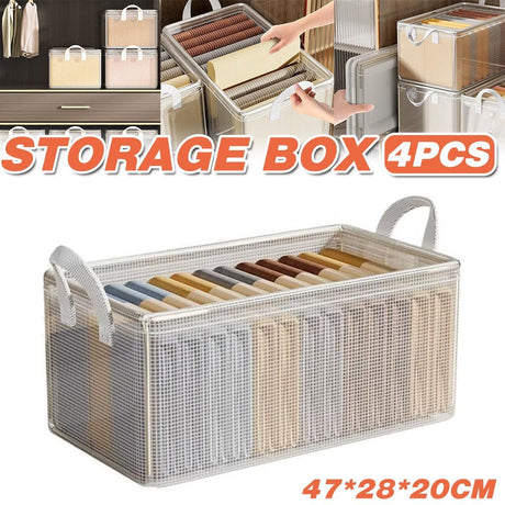 Clothes Storage Basket 4PCS