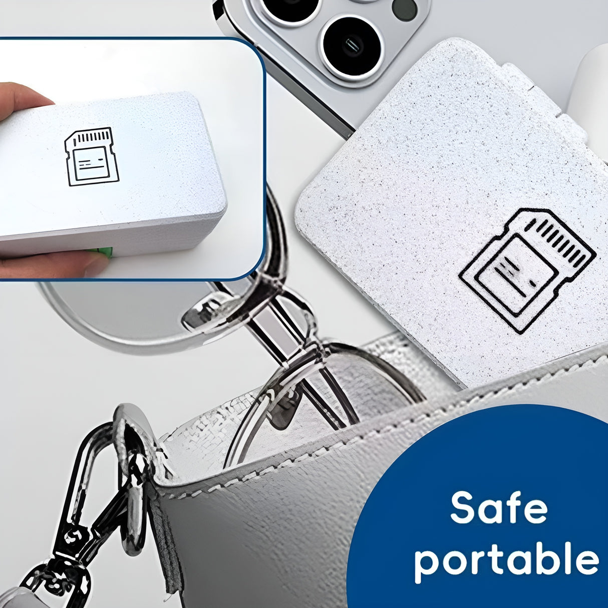 Multi Function SIM Card Memory Card Storage Box Waterproof Shockproof Portable