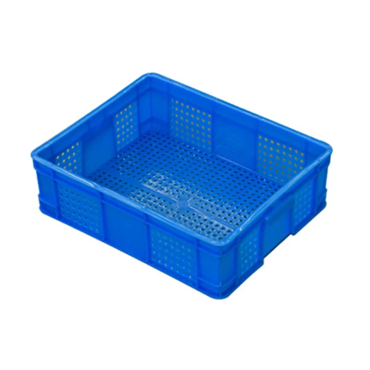 Storage Basket for Shelves Plastic Stackable Organiser with Handles