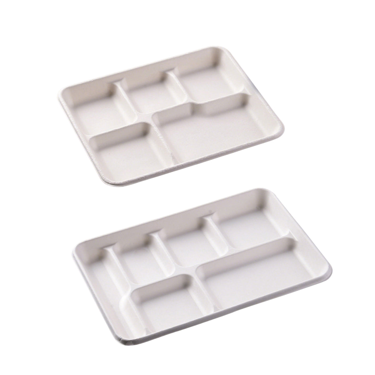 Disposable Compartment Lunch Box Biodegradable 800ml 1200ml