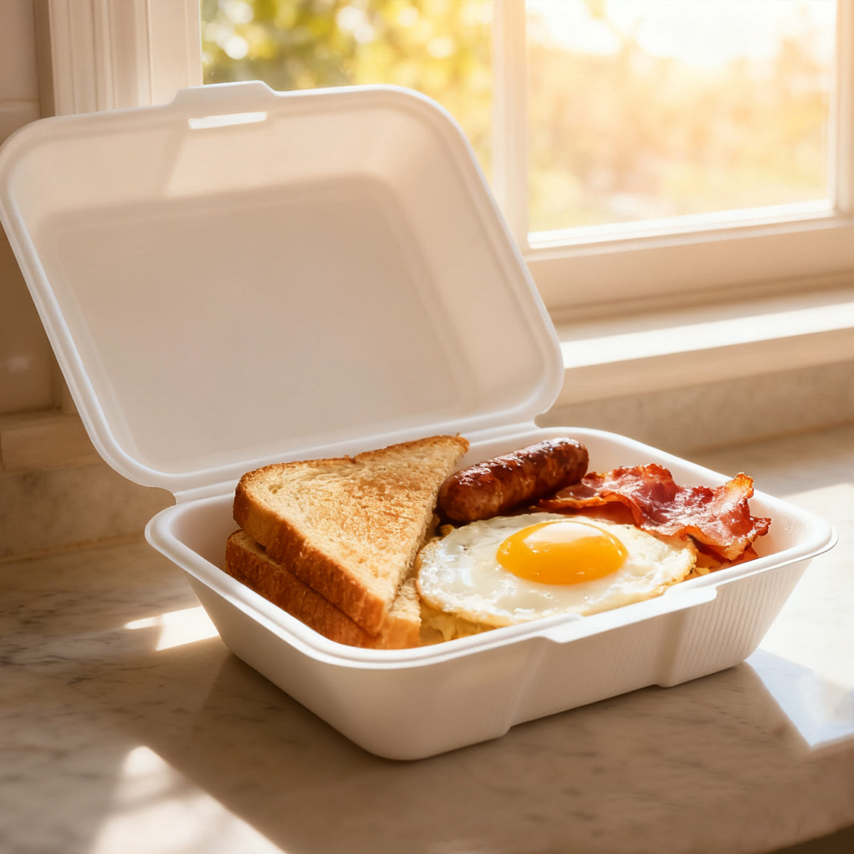 50PCS Hot Dog Fast Food Takeaway Boxes Greaseproof Packaging