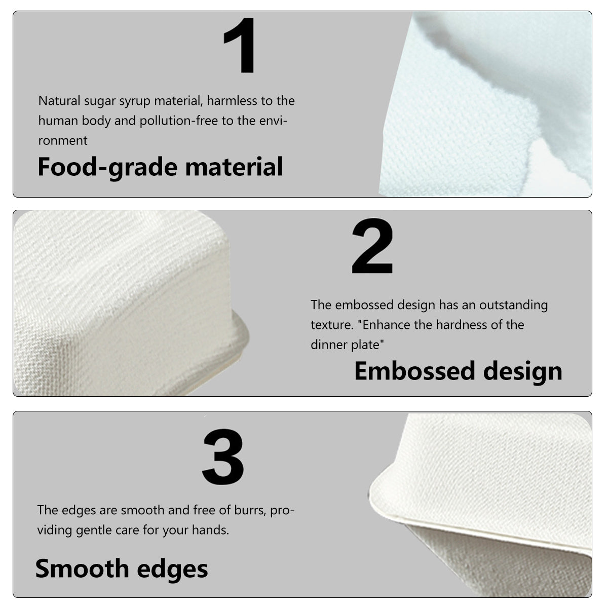 50PCS Hot Dog Fast Food Takeaway Boxes Greaseproof Packaging