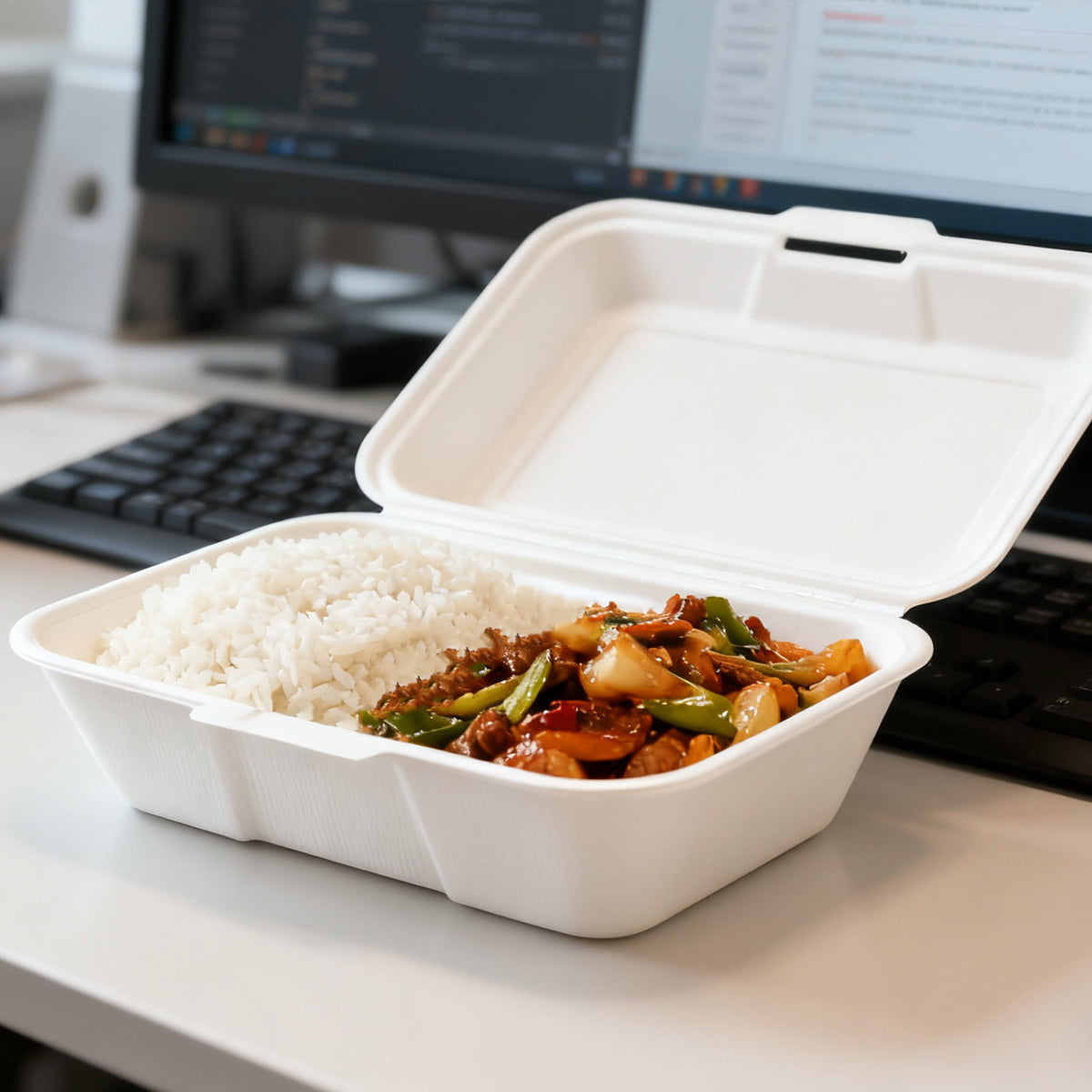 50PCS Hot Dog Fast Food Takeaway Boxes Greaseproof Packaging