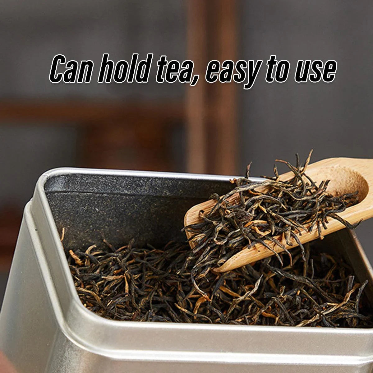 Tea Tin Can Airtight Iron Frosted Finish 11cm 10 Pieces for Storage