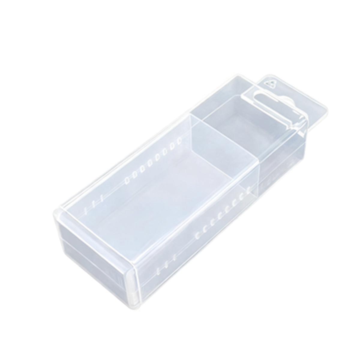 20PCS Mini Transparent Telescopic Storage Boxes Clear Plastic Organizer