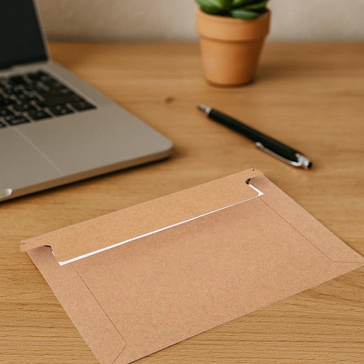 100pcs Waterproof Thickened File Envelopes Self Seal