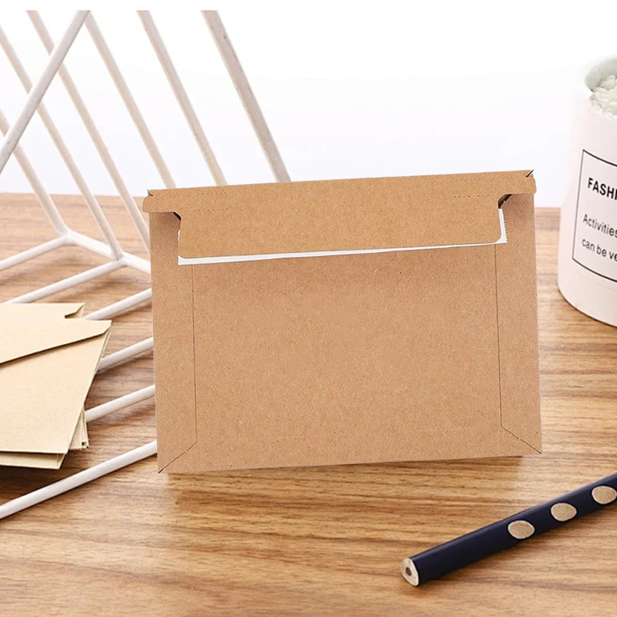 100pcs Waterproof Thickened File Envelopes Self Seal