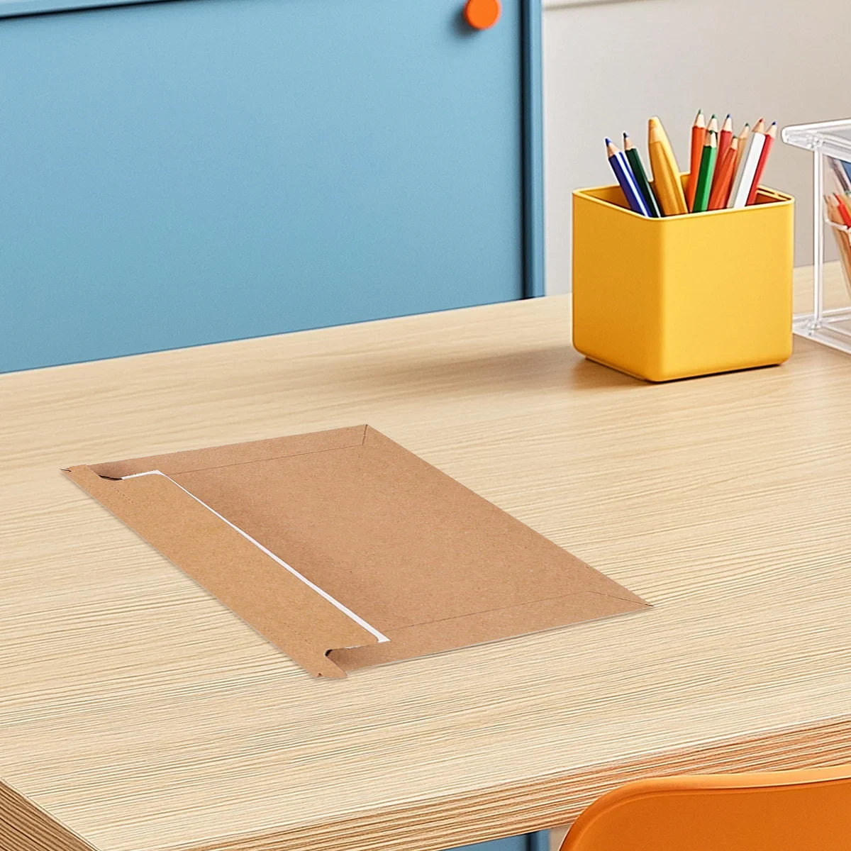 100pcs Waterproof Thickened File Envelopes Self Seal