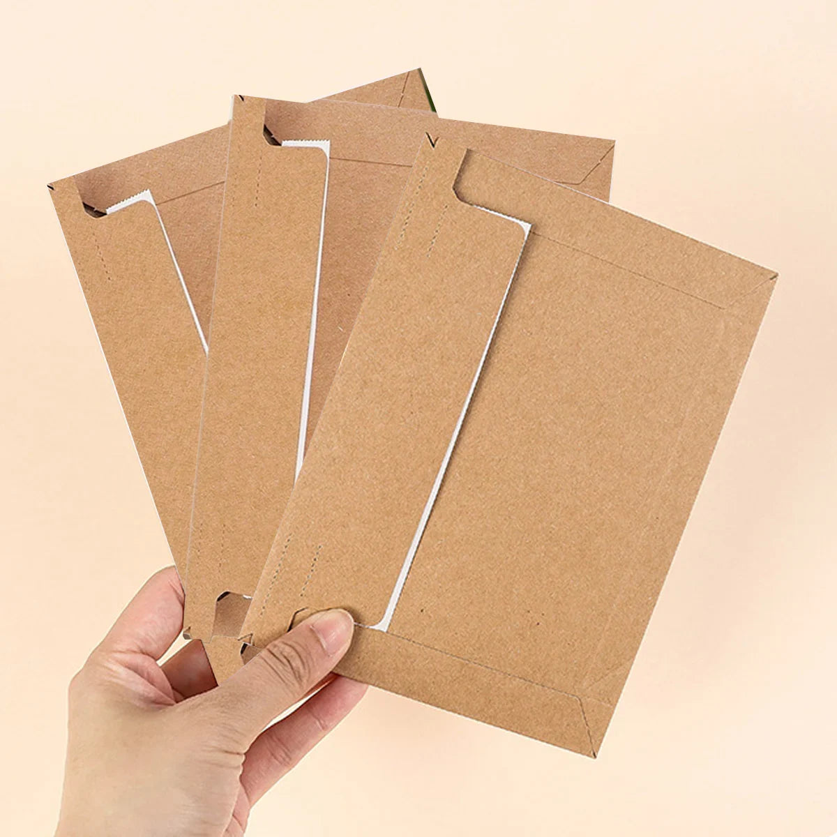 100pcs Waterproof Thickened File Envelopes Self Seal