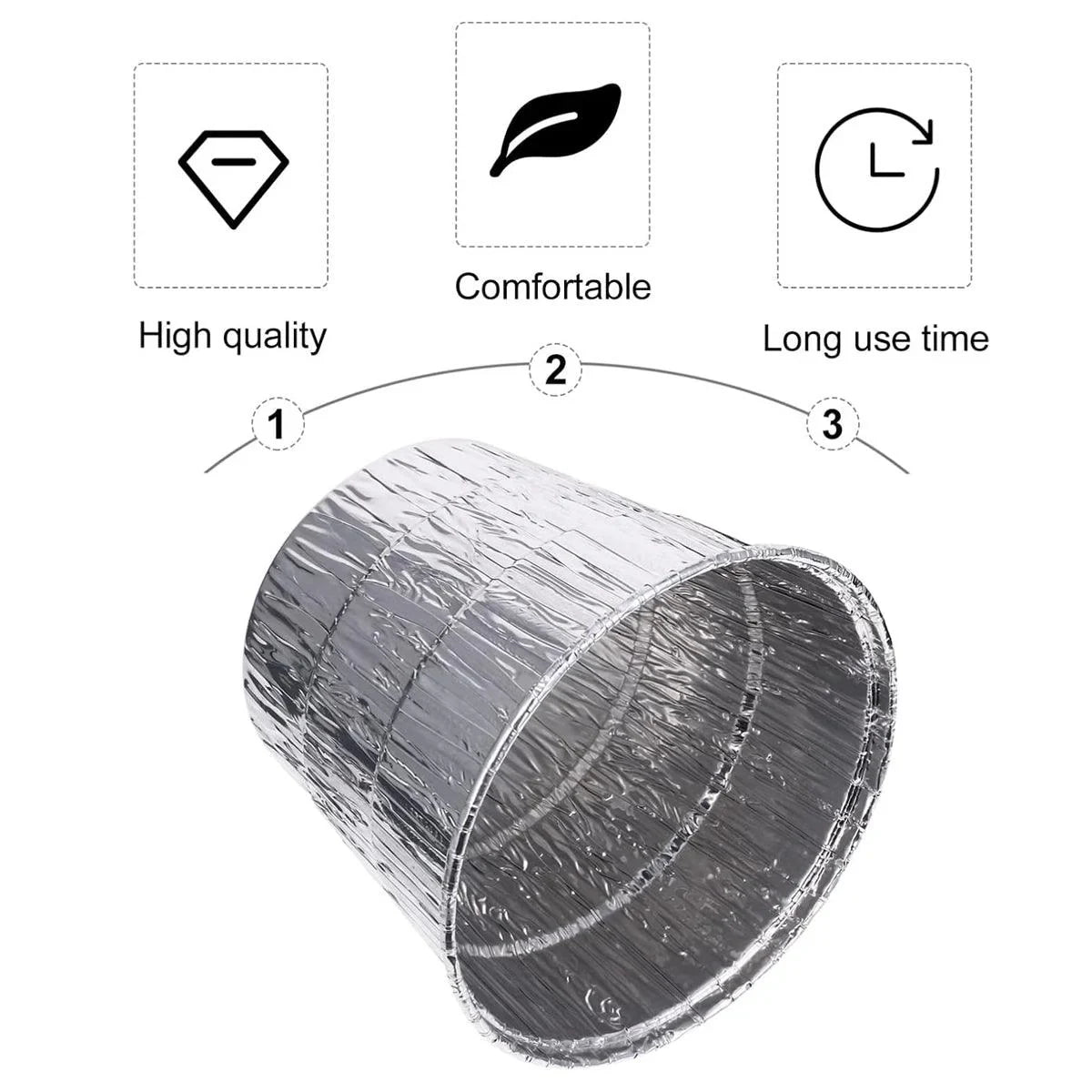 Disposable Tin Foil BBQ Bucket Liners 20PCS