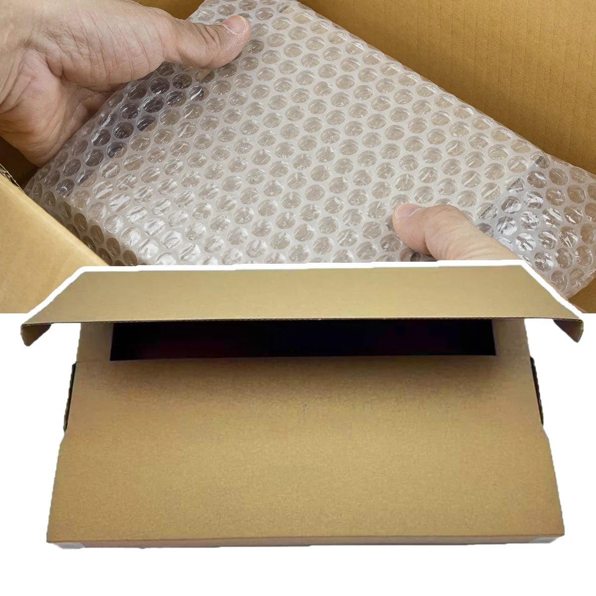 50pcs Kraft Paper Brown Corrugated Shipping Box Mailer
