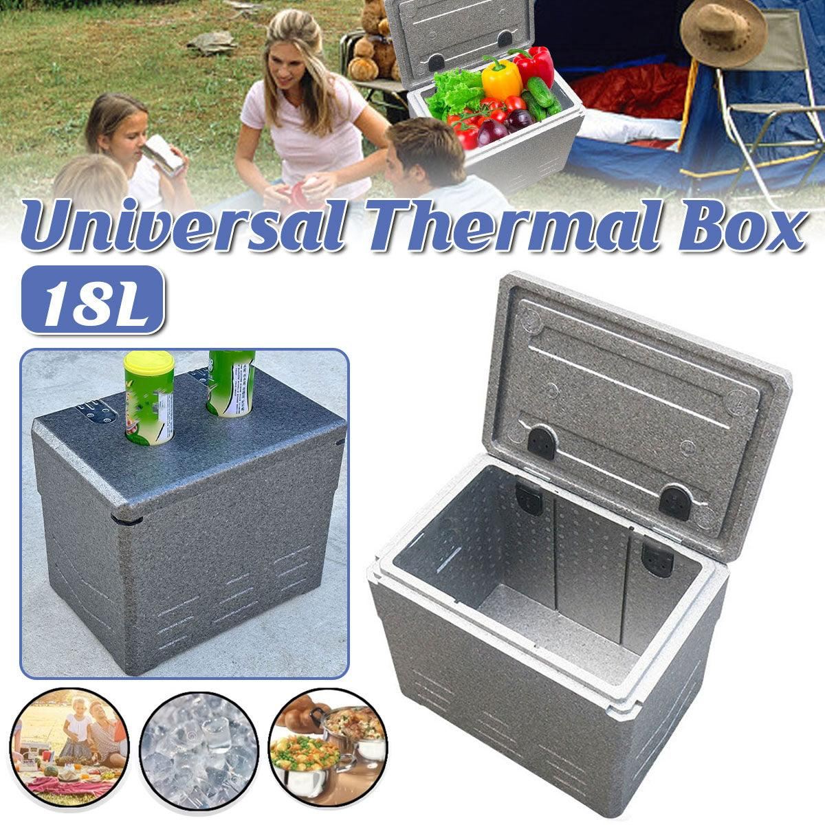 Universal Insulated Cooler Box Portable Thermal Storage 18 Litre